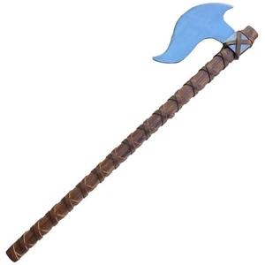 Hand Forged Fully Functional High Carbon Steel Battle Axe - 30" shaft / 9" blade - Picture 1 of 3