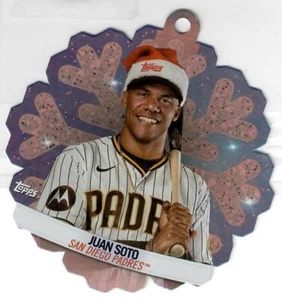 2023 Topps Holiday Oversized Die-Cut Ornament #MLBDC-19 Juan Soto NM Near Mint P - Bild 1 von 2
