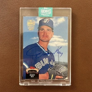 2024 Topps Archives Signature Series Jimmy Key/17.. 91 Topps Stadium Club Tarjeta! - Imagen 1 de 3