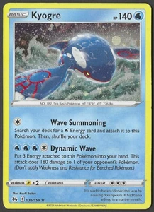 Kyogre 036/159 Crown Zenith Holo - Picture 1 of 2