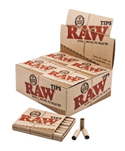 1 Box (420x) RAW vorgerollte Filter Tips slim ungebleichte prerolled Filtertips - Picture 1 of 1
