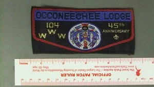 Boy Scout OA 104 Occoneechee woven flap 1068II - Picture 1 of 1