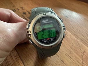 JAS LCD Digital Quartz WristWatch With Night View Foxfire-EL-Indiglo Style Light - Bild 1 von 8