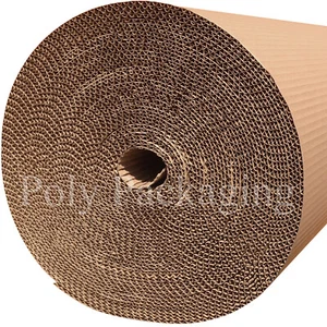 1500mm x 75m x 2 Rolls CORRUGATED CARDBOARD PAPER ROLLS Postal Packaging Parcels - Picture 1 of 3
