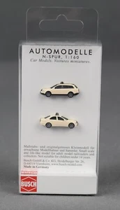 BUSCH 8341 (Spur N,1:160) Set: 2 Taxi, Mercedes C-Klasse, Audi A4 NEUWARE - Picture 1 of 5