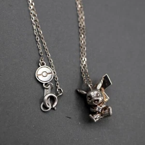 Colgante Oficial de Plata Esterlina POKEMON Pikachu Japón SIN CAJA - Imagen 1 de 5