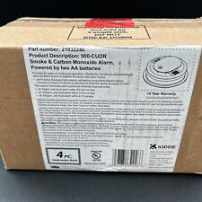 Kidde 900-CUAR AC DC Hardwired Smoke Carbon Monoxide Detector 4 Pack