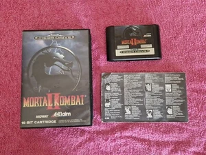 Mortal Kombat 2 - Juego Sega Megadrive PAL Completo, Falta Cubierta Manual  - Imagen 1 de 2