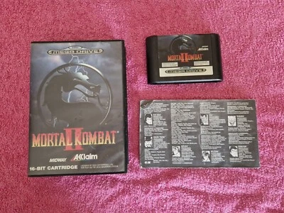 Mortal kombat 2 - Sega Megadrive Game PAL Complete , Manual Missing Cover  - Image 1 of 2