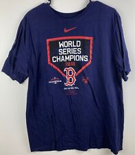 Boston Red Sox XL Shirt Nike Blue MLB 2018 World Series Champions XL T Shirt