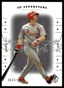 2001 SP Authentic Jim Edmonds 0030/1250 St. Louis Cardinals #169 - Picture 1 of 2