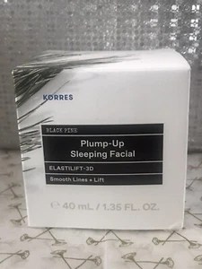 Korres Black Pine Plump-Up Sleeping Facial Elastilift-3D 40ml New and Boxed - Picture 1 of 1