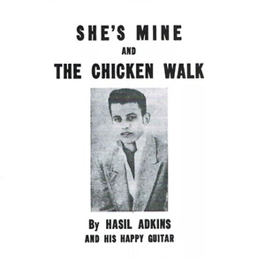 45Re✦ HASIL ADKINS ✦"She's Mine/The Chicken Walk"✦Insane Rockabilly Boppers♫ - Imagen 1 de 2