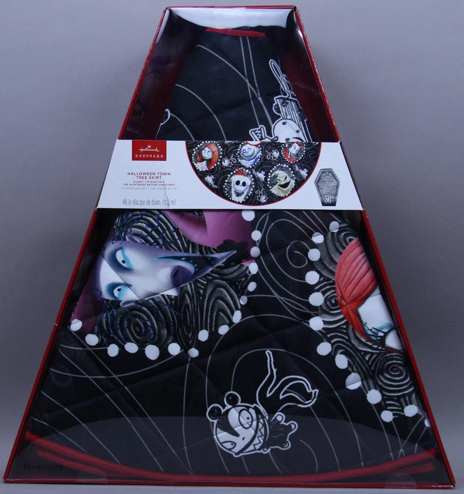 Disney The Nightmare Before Christmas Halloween Town 48 in Diameter Tree Skirt - Image 1 of 1