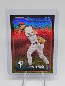 2024 Topps Series 2 Trea Turner Holiday Summer Foil #352 Philadelphia Phillies - Picture 1 of 2
