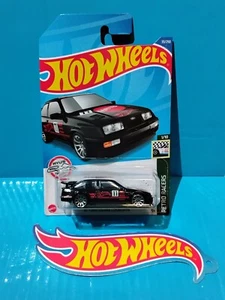 2022 HOT WHEELS NEW MODEL 87 FORD SIERRA COSWORTH #33 BLACK RETRO RACERS RALLY - Picture 1 of 7