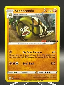 Sandaconda - Battle Styles - 082/163 - EB Games Stamp - Holo Promo Pokemon Card - Picture 1 of 2