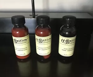 Set 3 CO Bigelow Shampoo Condition Body Lotion 1.4oz each - Picture 1 of 2
