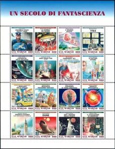 San Marino 1998 Foglietto Un secolo di Fantascienza L.9600 Nuovo sottofacciale - Picture 1 of 1