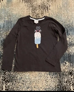 Hanna Andersson Ice Cream Long Sleeve Top (Size 130 CM / 8 US) - Picture 1 of 3