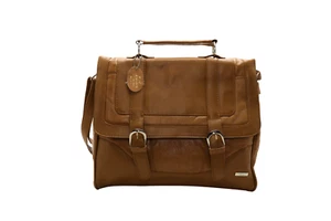 Valigetta pelle ufficio laptop messenger ufficio lavoro viaggio tracolla manico superiore - Foto 1 di 10