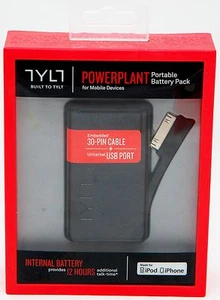 NEW Tylt Powerplant 30-Pin Battery Charger Apple iPhone 4/4s iPod iPad/4/3/2/1 - Picture 1 of 11