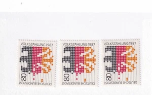 Bundesrepublik postfrisch ** 1309 Volkszählung (3x) - Bild 1 von 1