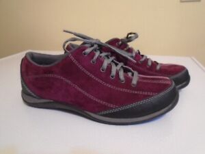 LL Bean Suede Beansport Purple Sneakers, Women's, 8M