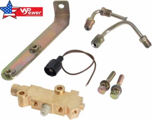 Válvula dosificadora de freno de tambor de disco universal con línea y montaje para GM Chevy Buick - Imagen 1 de 8