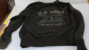 U.S. Army First Infantry Division " The Big Red 1" Zippered Jacket Size Small - Picture 1 of 4