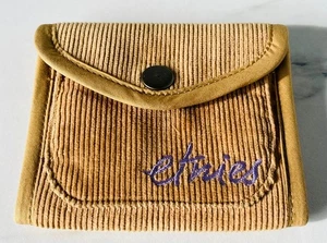 Cartera Vintage ETNIES Surf Skate Retro Años 90 00 MARRÓN/BEIGE - Imagen 1 de 3