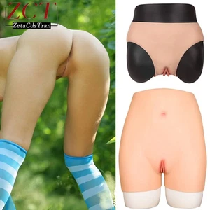 Silikon gefälschte Vagina Hose Hüftverstärker Transgender Höschen für Crossdresser - Bild 1 von 29