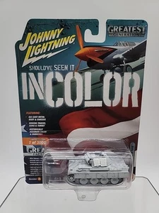 Johnny Lightning IN Color WWII GERMAN PANTHER-G TANK White Lightning Chase New - Picture 1 of 9