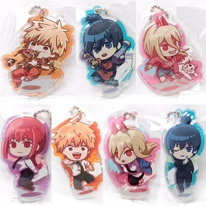 Chainsaw Man Pyon Collection Acrylic Keychain DENJI AKI HAYAKAWA POWER MAKIMA  - Foto 1 di 17