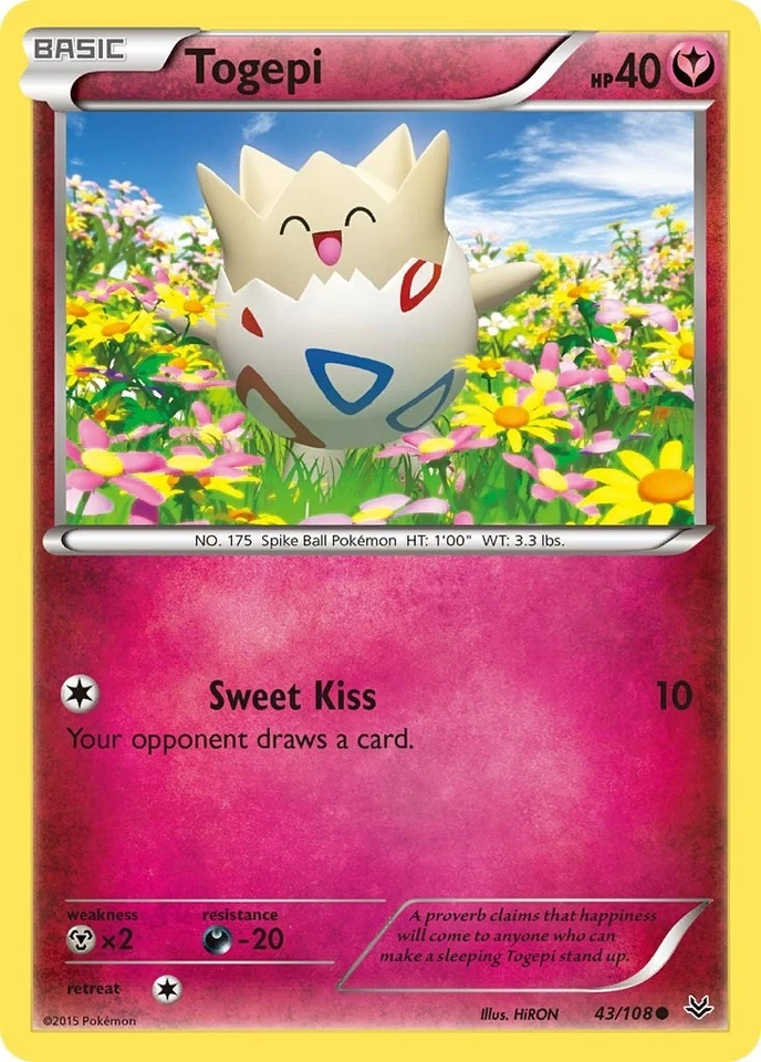 XY - Roaring Skies #43/108 Togepi - Image 1 of 1