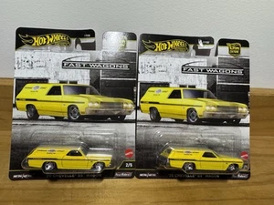 2025 HOT WHEELS Car Culture - ‘70 Chevelle SS Wagon (#2 - Fast Wagons) Lot Of 2 - Picture 1 of 6