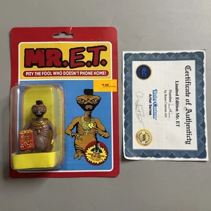 Mr E.T. Custom Spielzeug Figur - Limitiert 1 von 1 Retro Custom Art Artist Serie - LESEN - Bild 1 von 10