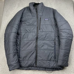 Patagonia Hyper Puff Gray Mens Jacket Coat Size Large Insulated - Picture 1 of 8