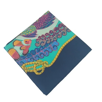 Hermès Grands Fonds 90 cm bufanda de seda multicolor damas accesorios de moda - Imagen 1 de 4