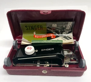 Vintage NOS Singer Buttonholer, 160743 + Templates, 160668 - Picture 1 of 7