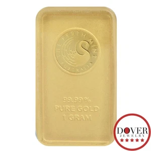 The Perth Mint Australia 24K Yellow Gold 1 Gram Verified Ingot Bullion SEALED NR - Picture 1 of 4