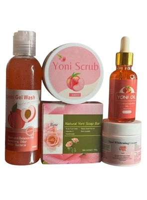 Yoni Set .bar Soap,gel Wash,scrub,cream  - Image 1 of 4