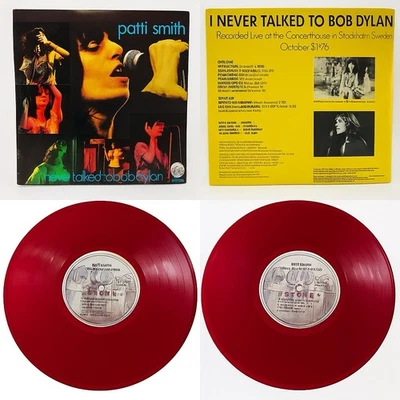 Patti Smith I Never Talked to Bob Dylan Red Vinyl Live Bootleg LP Stoned 2 Rare - Image 1 of 4