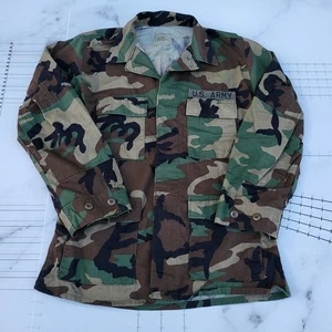 US Army Coat Size M Green Military Woodland Camouflage Combat Golden Iraq War - Picture 1 of 12