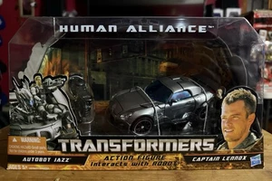 HASBRO HFTD Transformers Human Alliance: Autobot Jazz & Captain Lennox BNIB RARE - Picture 1 of 6