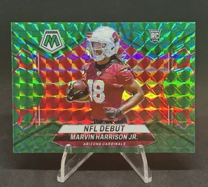 Marvin Harrison Jr - RC - NFL Debut - 2024 Panini Mosaic Green Mosaic Prizm 283 - Picture 1 of 10