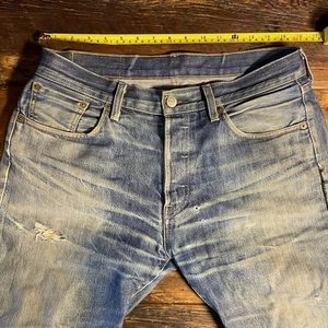 JEANS LVC LEVIS 501 Perfetto 30 Vita Killer Sbiadimento e Morbidezza - Foto 1 di 8