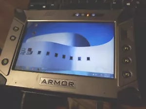 DRS Armor X7 Military Grade Tablet windows 7 40gb ssd Atom 1.66ghz 2gb 32gb SD - Picture 1 of 12