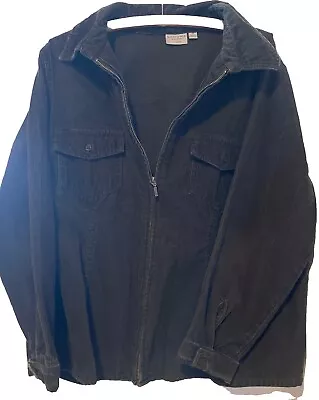 Chaqueta Sonoma Life+Style para mujer talla XL verde 100 % algodón pana cremallera Foto 1 de 3