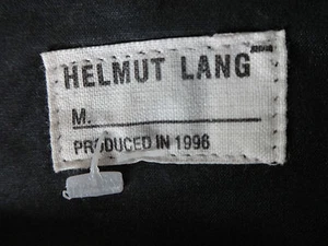 PANTALONES DE MUJER HELMUT LANG VINTAGE 96 NEGROS ALGODÓN TALLA IT 44 REINO UNIDO 12 - Imagen 1 de 9
